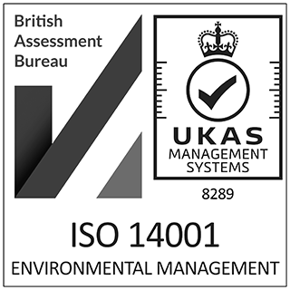 ISO 14001 logo, Environmental Management, British Assessment Bureau, UKAS Management Systems, 8289